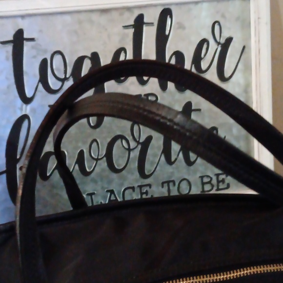 KATE SPADE LARGE BLACK NYLON WEEKENDER - Picture 2 of 9